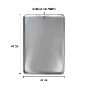 Lata de panadería troquelada lisa 65X45 Calibre 0.8